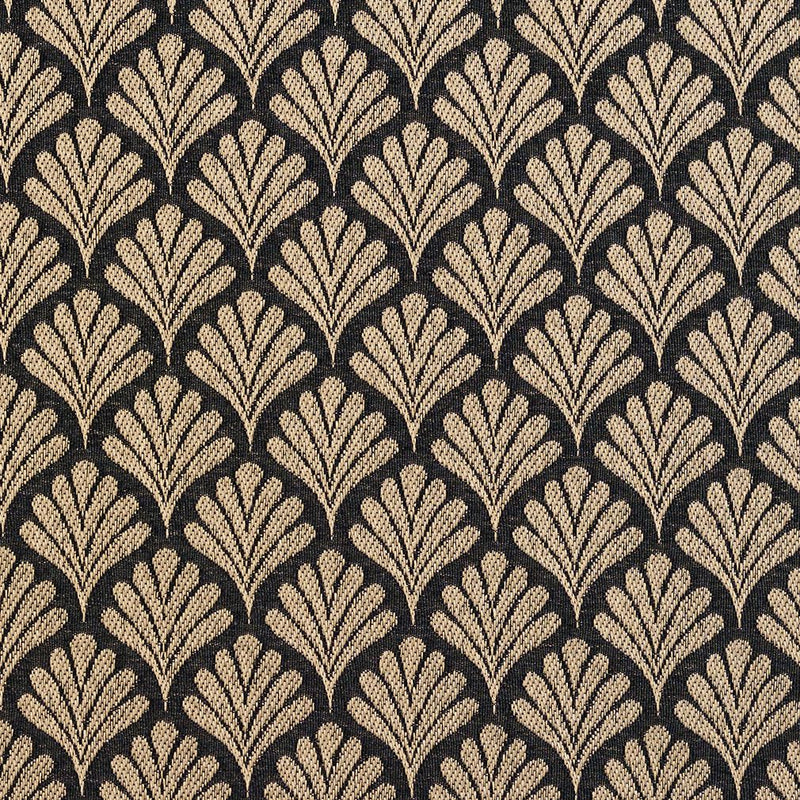 Charlotte - 2660 - Onyx/Fan - Fabric by the Yard Onyx/Fan