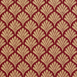 Charlotte - 2661 - Crimson/Fan - Fabric by the Yard