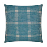 Checkmate Pillow - Turquoise - DV Kap