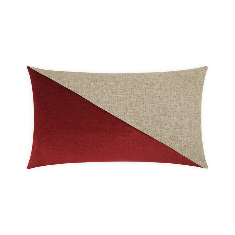 Jefferson Lumbar Pillow - Sangria - DV Kap