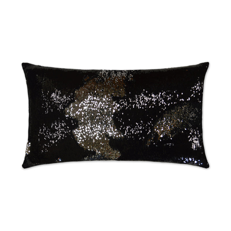 Hylee Lumbar Pillow - Black/Silver - DV Kap