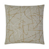 Scribble Pillow - Gold - DV Kap