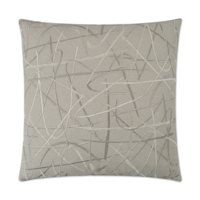 Scribble Pillow - Silver - DV Kap