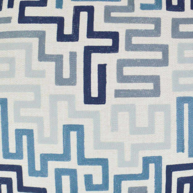 Labyrinth - Indigo - DV Kap - Fabric by the Yard