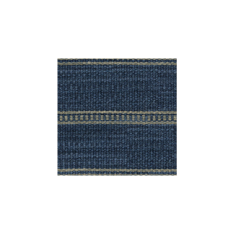 KRAVET COUTURE - SADDLE STRIPE- INDIGO - Fabric by the Yard INDIGO