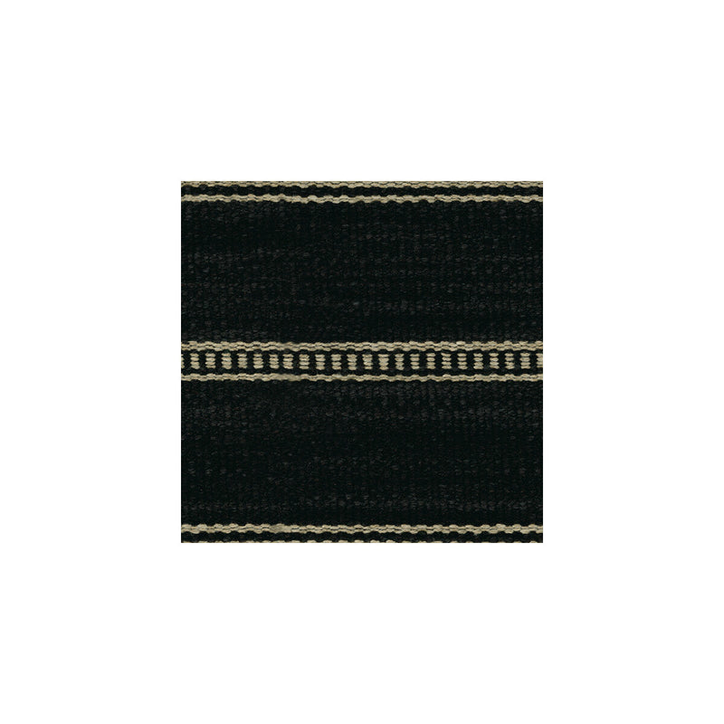 KRAVET COUTURE - SADDLE STRIPE- ONYX - Fabric by the Yard ONYX