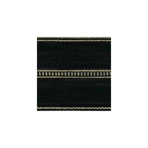 KRAVET COUTURE - SADDLE STRIPE- ONYX - Fabric by the Yard ONYX