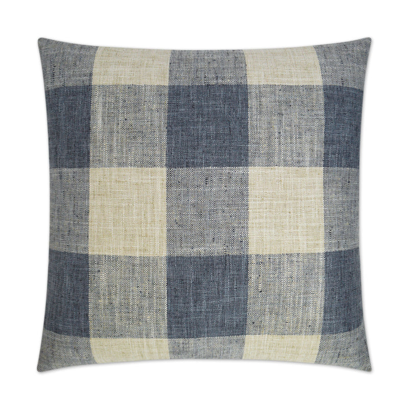 Check Please Pillow - Blue - DV Kap