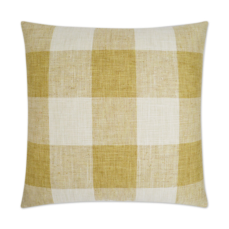 Check Please Pillow - Yellow - DV Kap