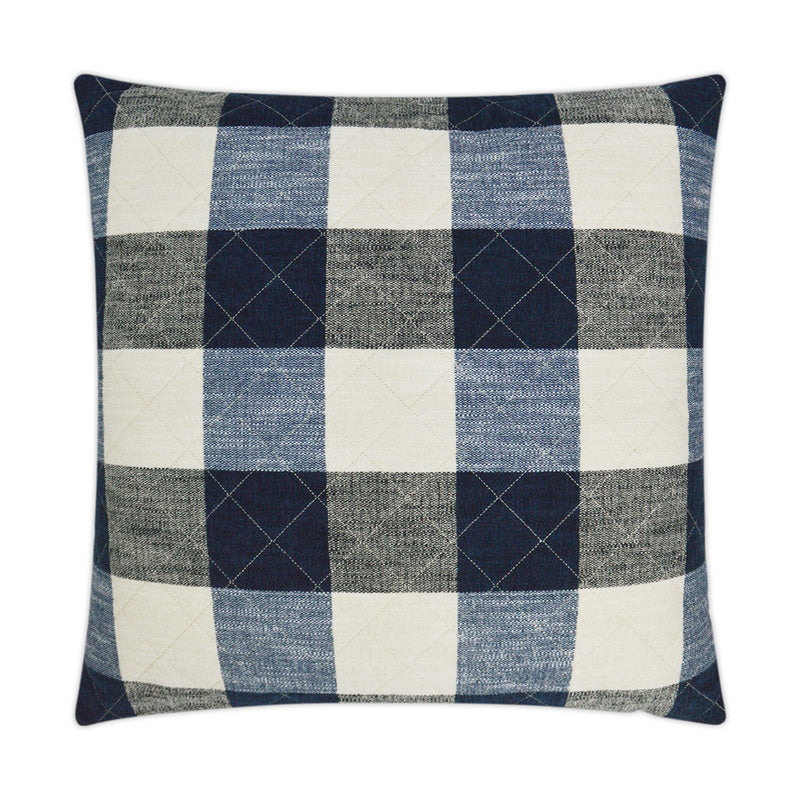 Buffalo Quilt Pillow - Denim - DV Kap