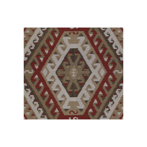 KRAVET COUTURE - RUSTIC KILIM- SUNDRIED RED - Fabric by the Yard SUNDRIED RED