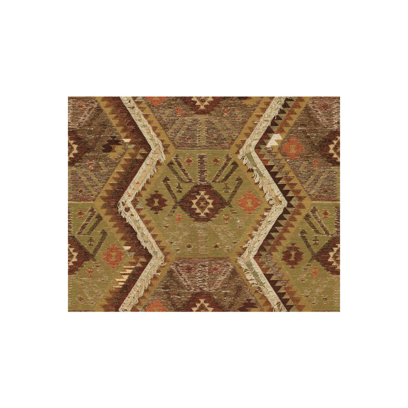 KRAVET COUTURE - VINTAGE KILIM- SAGE - Fabric by the Yard SAGE
