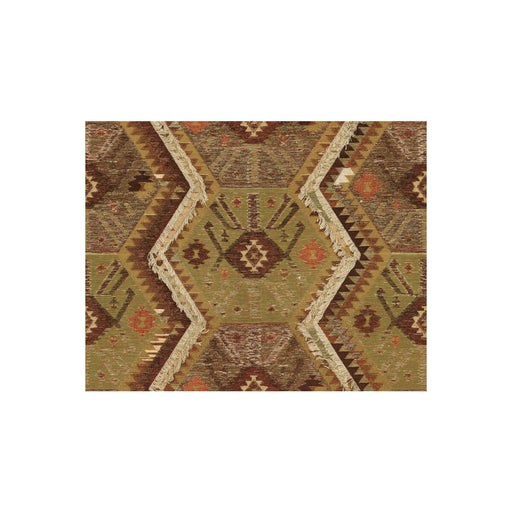 KRAVET COUTURE - VINTAGE KILIM- SAGE - Fabric by the Yard SAGE