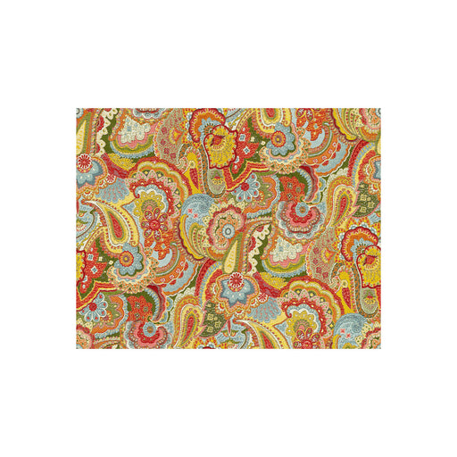 KRAVET COUTURE - PAISLEY CRUSH- PRIMARY - Fabric by the Yard PRIMARY