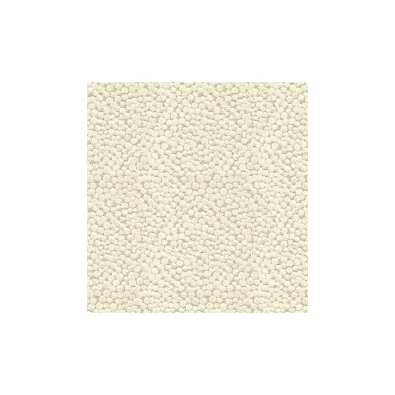 KRAVET COUTURE - POLKA DOT PLUSH- NATURAL - Fabric by the Yard NATURAL