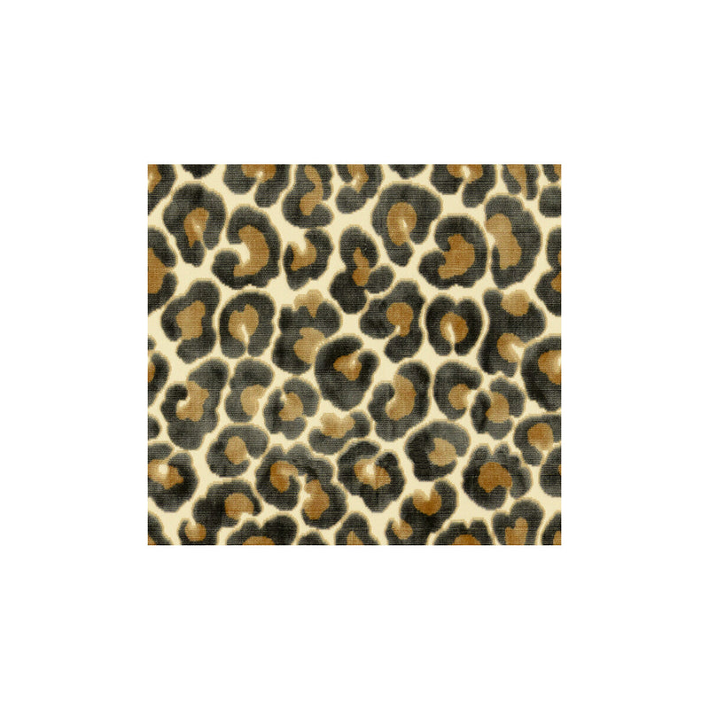 KRAVET COUTURE - THE HUNT IS ON- ANTHRACITE - Fabric by the Yard ANTHRACITE