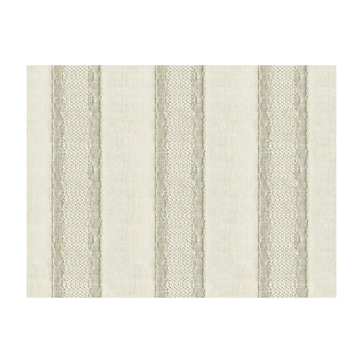 KRAVET COUTURE - GILDED STRIPE- PLATINUM - Fabric by the Yard PLATINUM