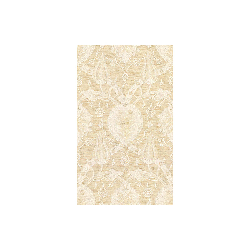 KRAVET COUTURE - GLOBAL VIBE- WHITE GOLD - Fabric by the Yard WHITE GOLD