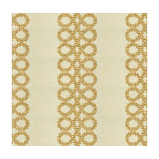 KRAVET COUTURE - THE TWIST- WHITE GOLD - Fabric by the Yard WHITE GOLD