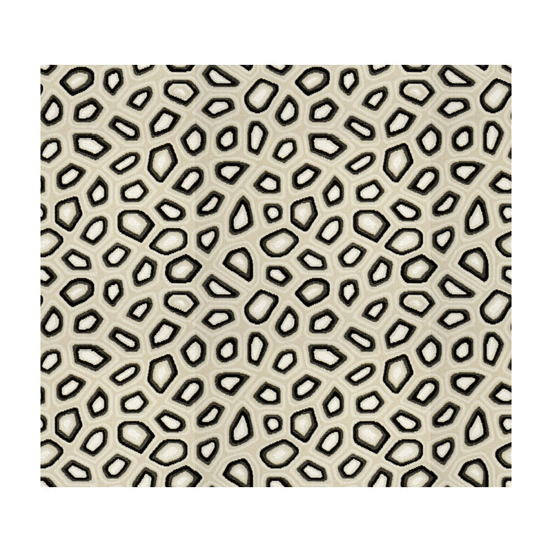 KRAVET COUTURE - CHIC TORTOISE- ANTHRACITE - Fabric by the Yard ANTHRACITE
