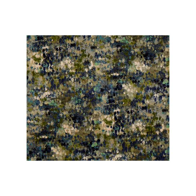 KRAVET COUTURE - PAINTEDVELVET- TURQUOISE - Fabric by the Yard TURQUOISE