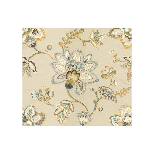 KRAVET COUTURE - GILDED PLAZA- PLATINUM - Fabric by the Yard PLATINUM