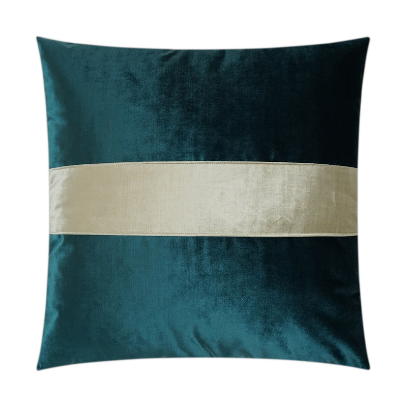 Iridescence Band Pillow - Peacock - DV Kap