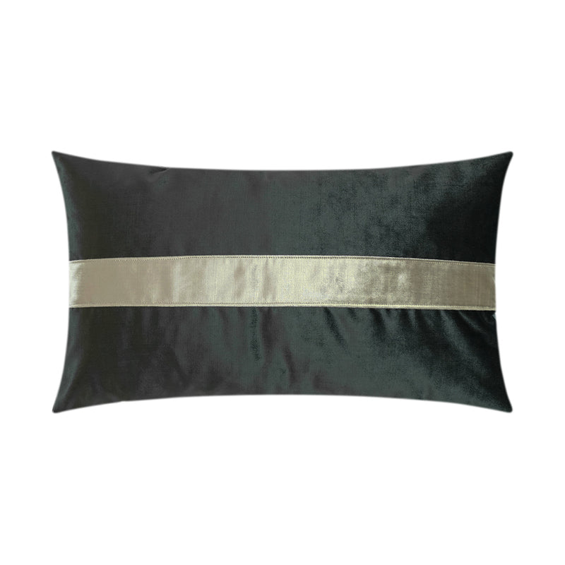 Iridescence Band Lumbar Pillow - Graphite - DV Kap