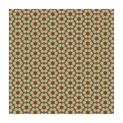 KRAVET CONTRACT - BURSA MOSAIC- TIGERLILLY - Fabric by the Yard TIGERLILLY