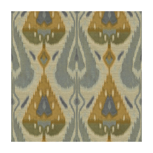 KRAVET COUTURE - IKAT CHIC- QUARRY - Fabric by the Yard QUARRY