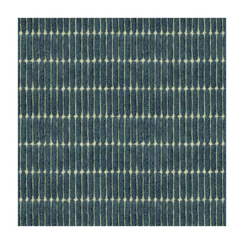 KRAVET COUTURE - BOARDING PASS- ROYAL - Fabric by the Yard ROYAL