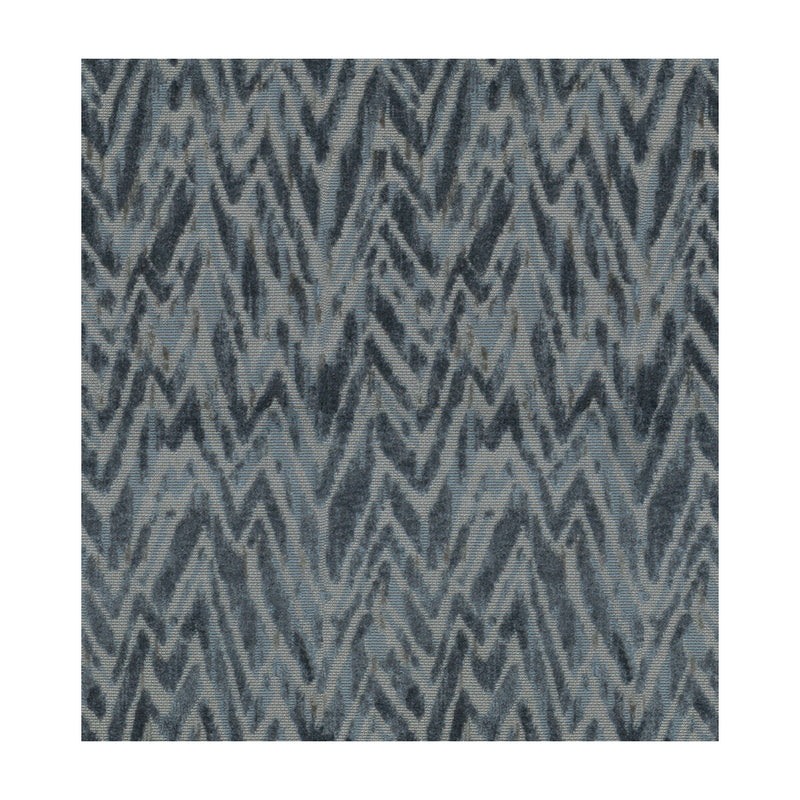 KRAVET COUTURE - LES ANTIBES- INDIGO - Fabric by the Yard INDIGO