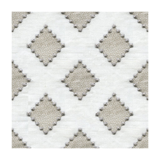 KRAVET BASICS - DIAMONDOTS- LINEN - Fabric by the Yard LINEN