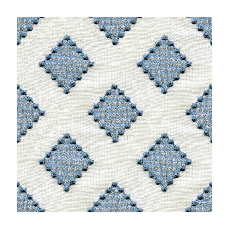KRAVET BASICS - DIAMONDOTS- INDIGO - Fabric by the Yard INDIGO