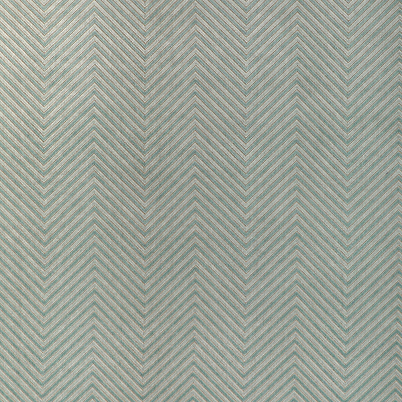 KRAVET BASICS - ZIGANDZAG- AQUA - Fabric by the Yard AQUA