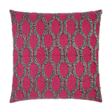 Fringed Pillow - Fuchsia - DV Kap