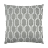 Fringed Pillow - Platinum - DV Kap