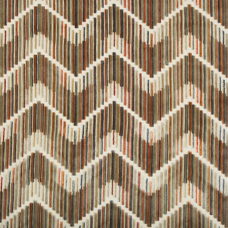 KRAVET COUTURE - HIGHS AND LOWS- AMBER - Fabric by the Yard AMBER