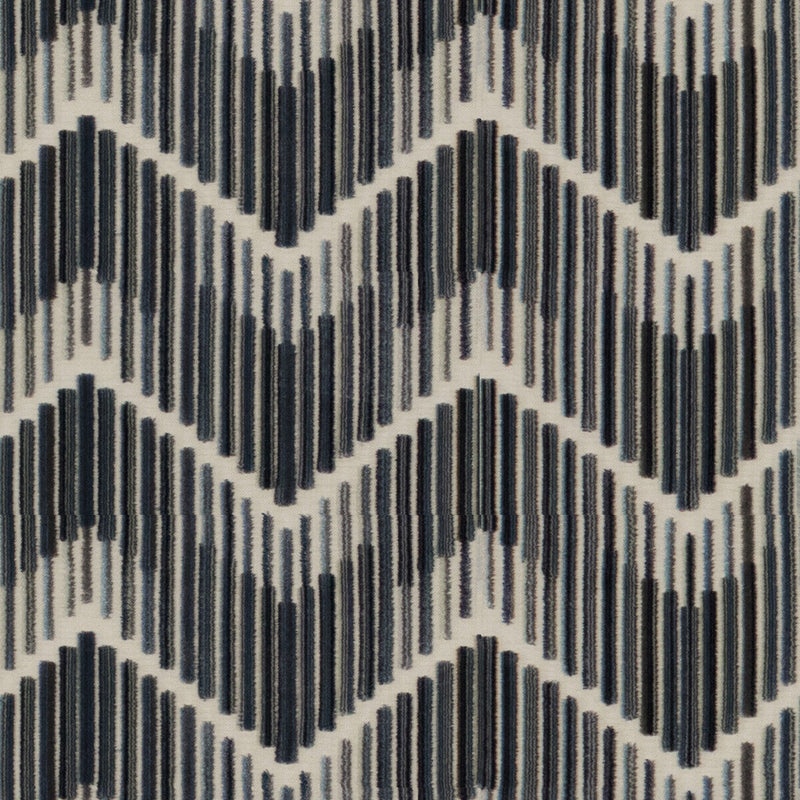 KRAVET COUTURE - HIGHS AND LOWS- STEEL - Fabric by the Yard STEEL