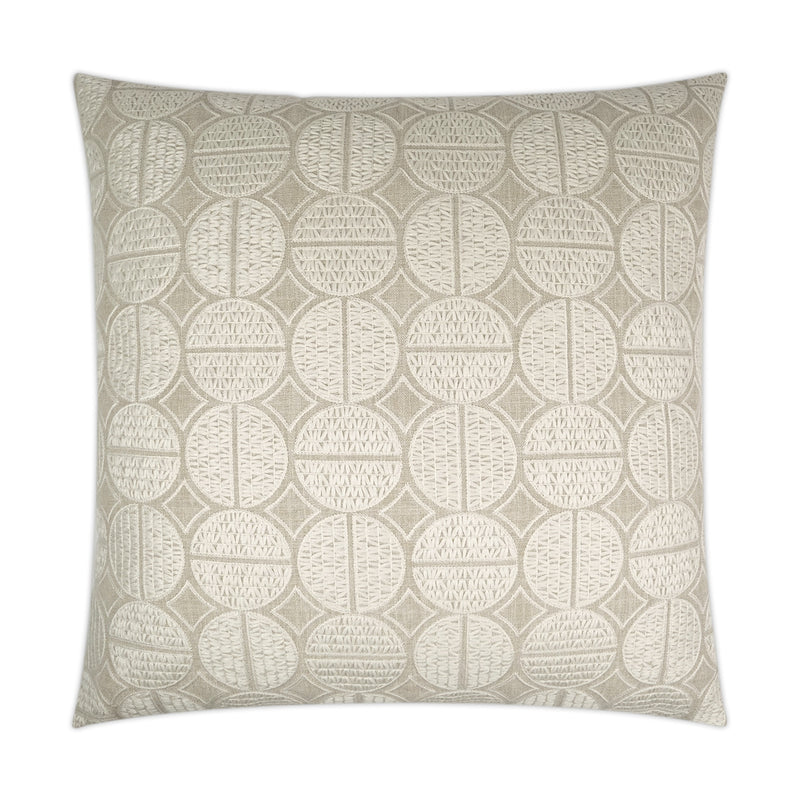 Medallions Pillow - Oyster - DV Kap