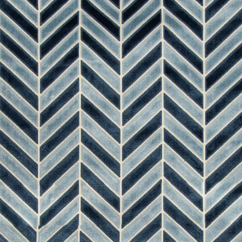 KRAVET COUTURE - PINNACLE VELVET- NAVY - Fabric by the Yard NAVY