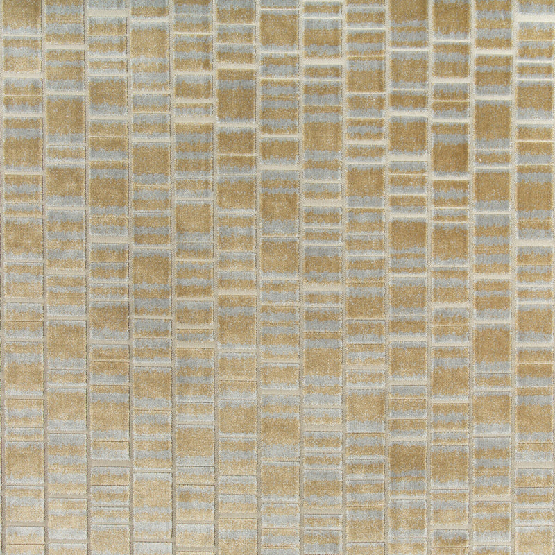 KRAVET BASICS - CAISSON- BRASS - Fabric by the Yard BRASS