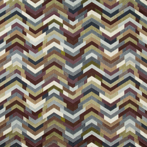 KRAVET COUTURE - CATWALK- PLUM/STEEL - Fabric by the Yard PLUM/STEEL