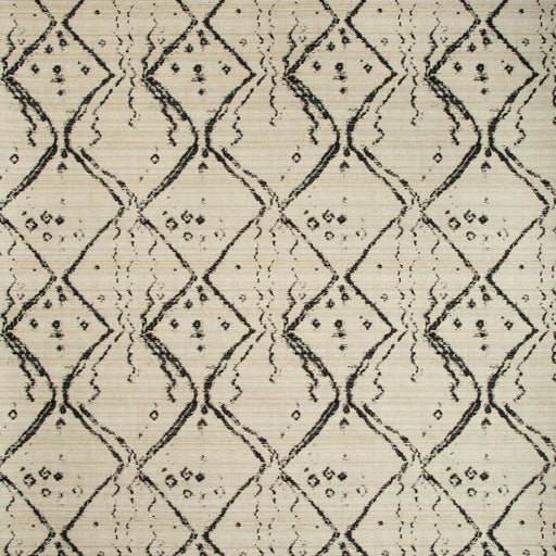 KRAVET DESIGN - GLOBE TROT- NERO - Fabric by the Yard NERO