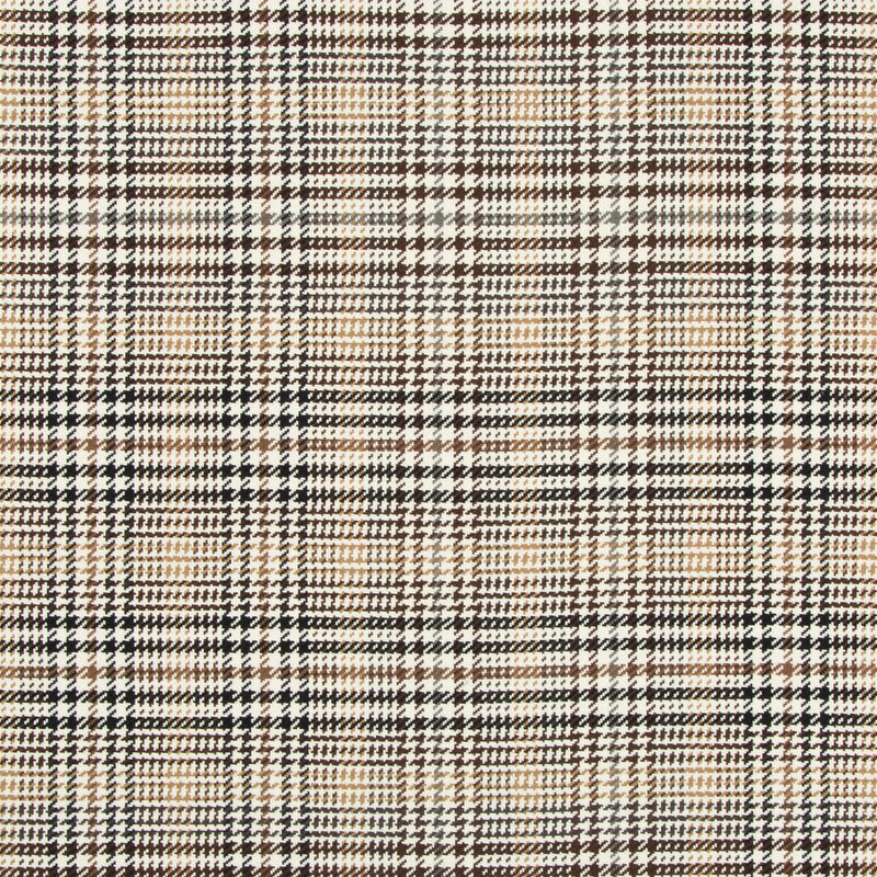 KRAVET DESIGN - BISSET PLAID- SADDLE - Fabric by the Yard SADDLE