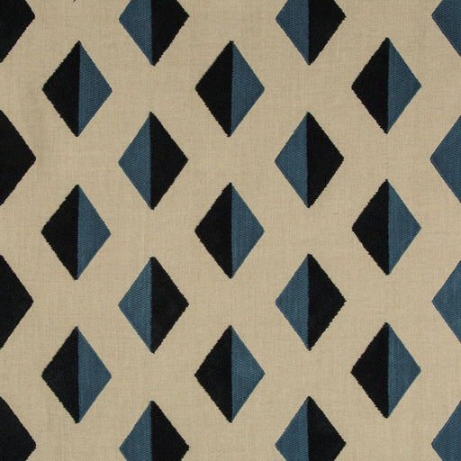 KRAVET DESIGN - BARROCO BOUCLE- DENIM - Fabric by the Yard DENIM