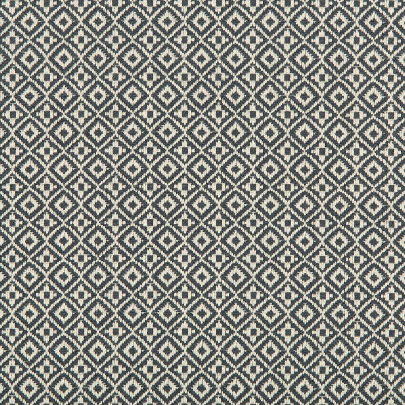 KRAVET DESIGN - ATTRIBUTE GRID- DENIM - Fabric by the Yard DENIM