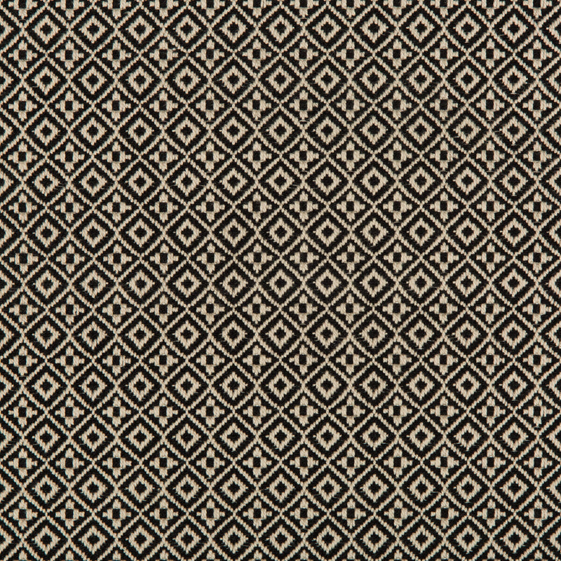 KRAVET DESIGN - ATTRIBUTE GRID- NERO - Fabric by the Yard NERO