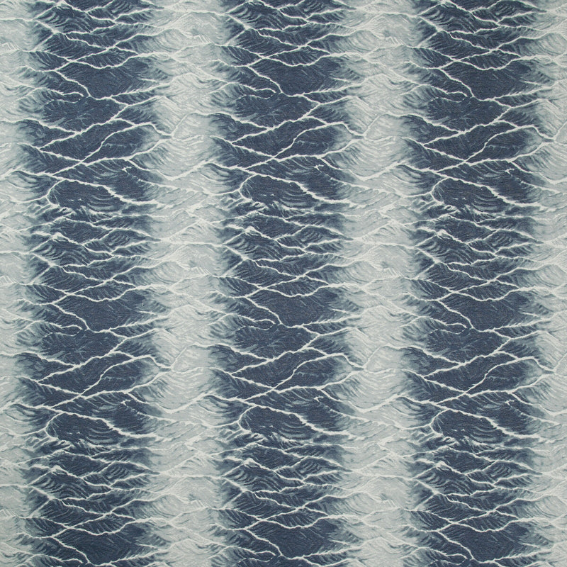 KRAVET COUTURE - ONSEN- INDIGO - Fabric by the Yard INDIGO