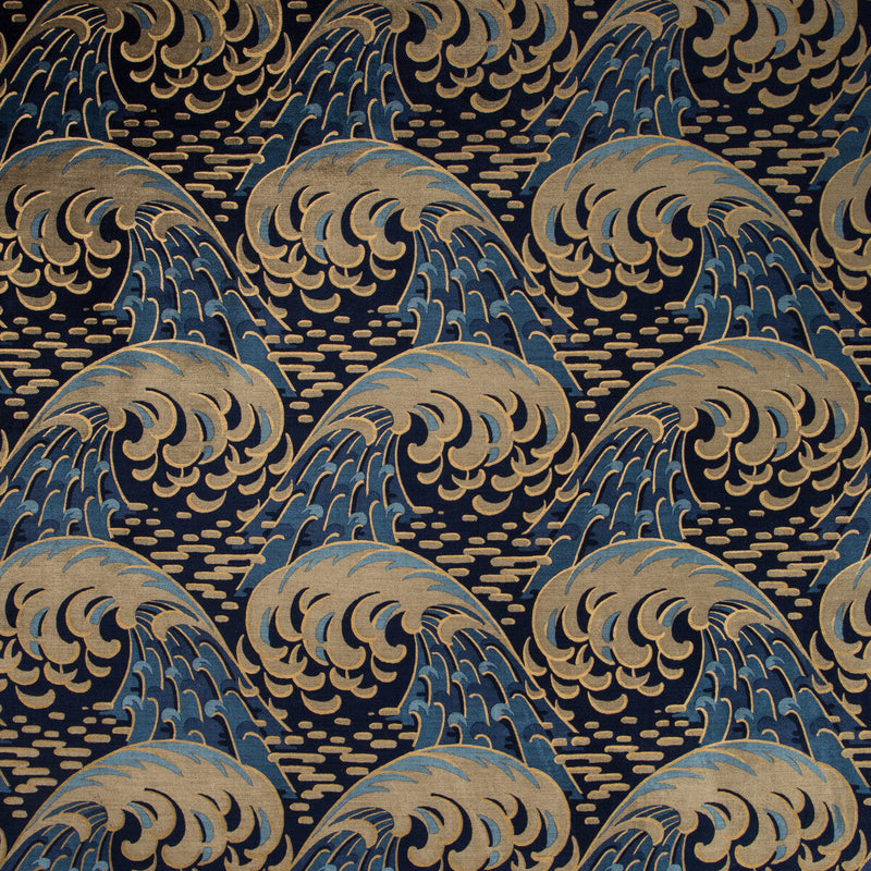 KRAVET COUTURE - KAIYOU- INDIGO - Fabric by the Yard INDIGO